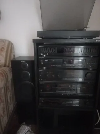 Equipo de música Sony negro