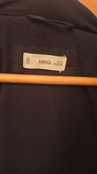 Abrigo acolchado Mango azul marino