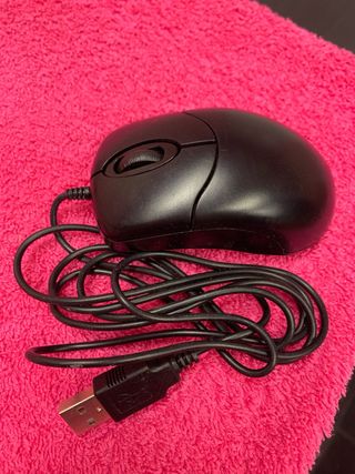 Ratón USB Negro para Ordenador