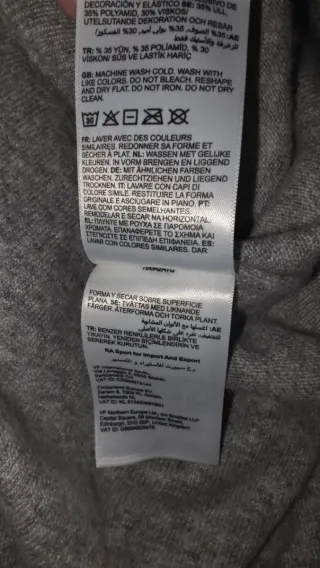 Jersey Timberland Gris Talla M