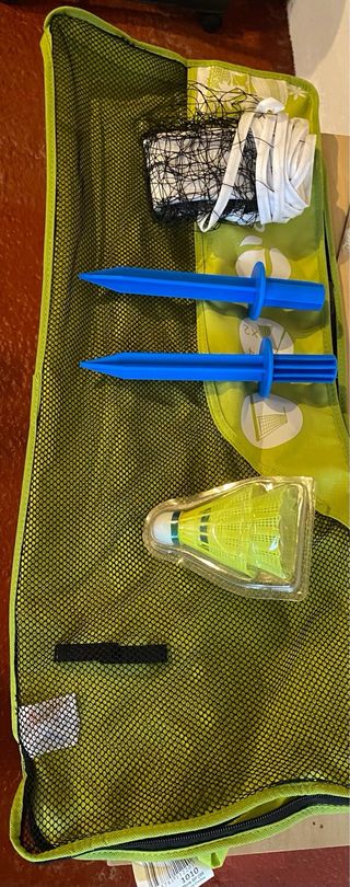 Set Bádminton con Red y Volantes