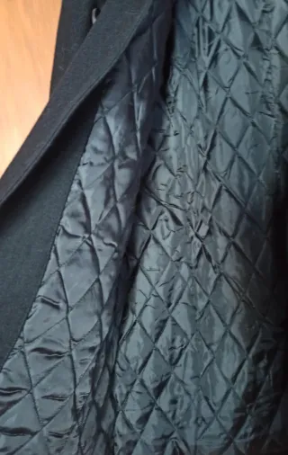 Chaqueta Lana Zara Negra