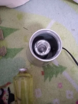 Lámpara Lava Plata Transparente