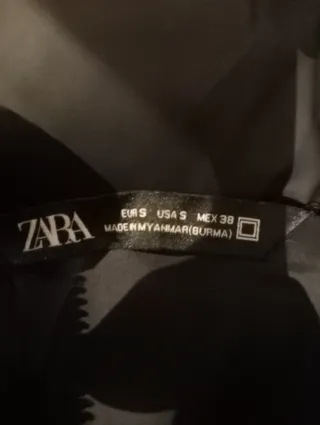 Giubbotto Zara nero imbottito