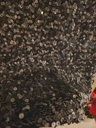 Blusa manica lunga con paillettes