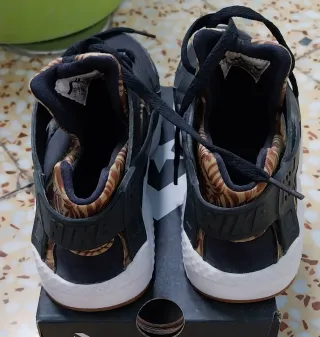 Zapatillas Nike Huarache Negro Multicolor