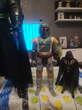 Figuras Star Wars: Darth Vader y Boba Fet se valor