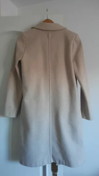 Abrigo Zara Beige Medio Tiempo