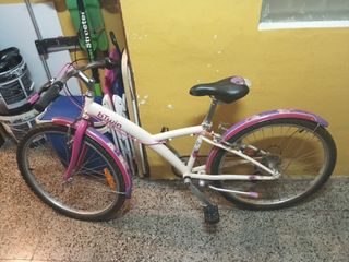 Bicicleta infantil Btwin rosa