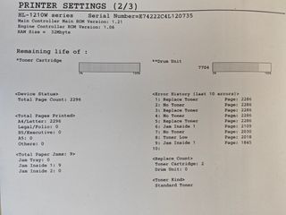 Stampante laser monocromatica compatta Brother HL-1210W