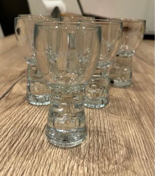 6 Bicchieri Unicum Amaro Vetro