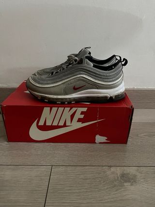 Nike Air Max 97 Plata y Rojo