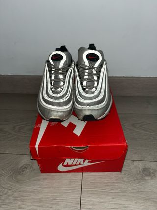 Nike Air Max 97 Plata y Rojo