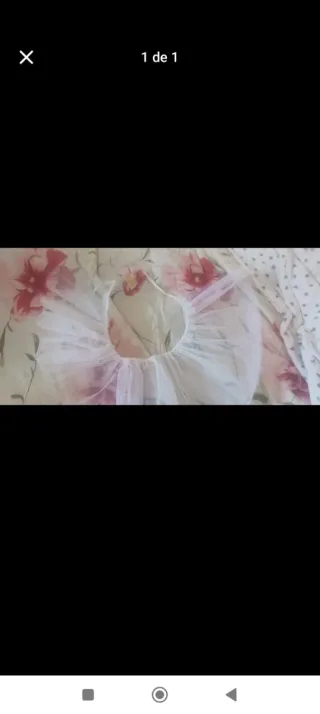 Ahuecador Fallera Volante Blanco