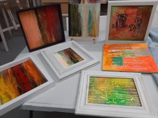 Cuadros abstractos decorativos