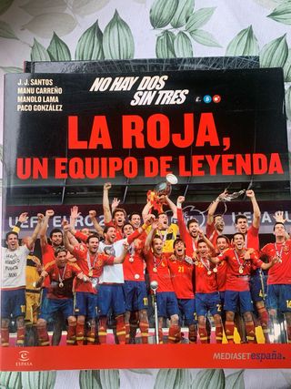Lote de tres libros Selección española de futbol