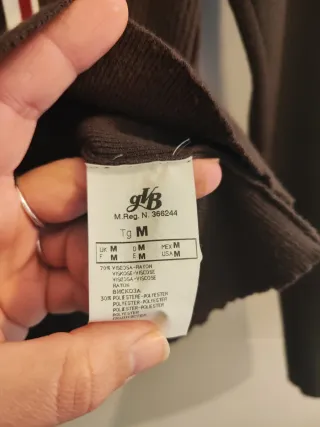 Felpa con cappuccio in viscosa marrone