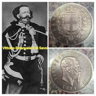 5 Lire (Scudo) Regno d'Italia 1874