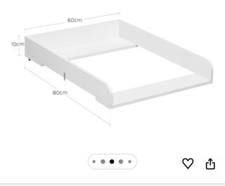 Cambiador para bebé adaptable a cómoda