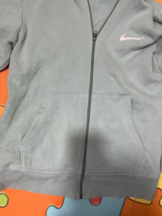 Felpa Nike Blu con Cerniera