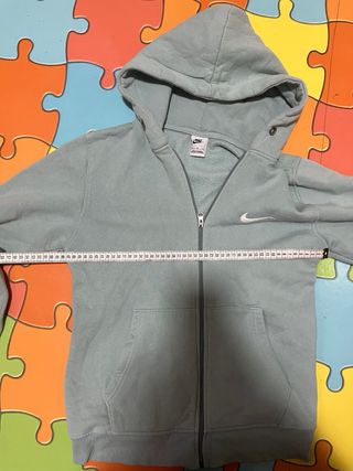Felpa Nike Blu con Cerniera