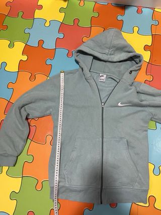 Felpa Nike Blu con Cerniera