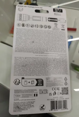 Linterna Kodak y Radio Portátil FM/AM