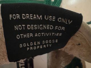 Golden Goose Hombre Blanco Verde