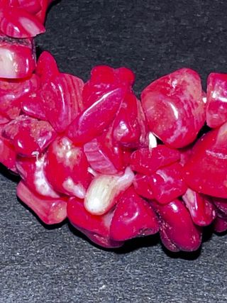 Bracciale Pasta di Corallo Rosso Etnico