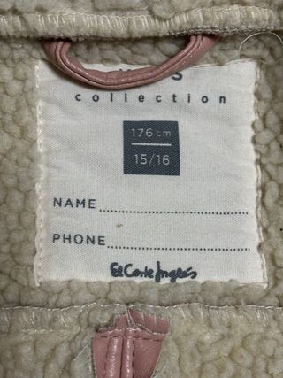 Chaqueta niña rosa con borreguito