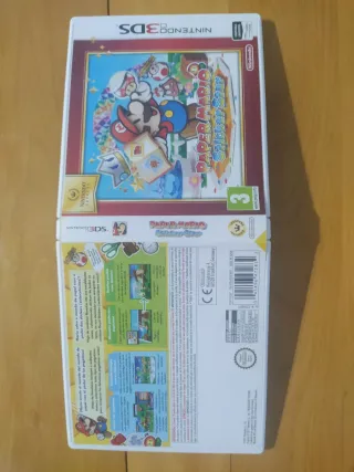 Caja Vacía Paper Mario Sticker Star 3DS Nintendo