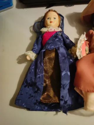 Set di bambole in porcellana vintage