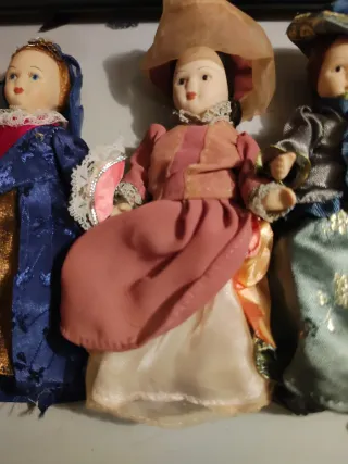 Set di bambole in porcellana vintage
