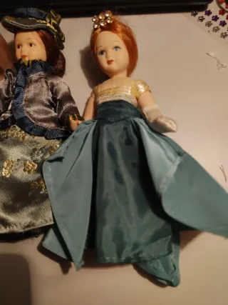 Set di bambole in porcellana vintage