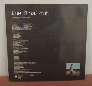 VINILO THE FINAL CUT LP DE PINK FLOYD COMO NUEVO