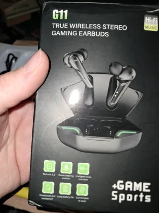 Auriculares Gaming G11 True Wireless Bluetooth 5.2