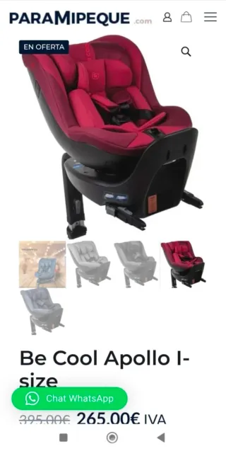 Silla Coche Be Cool 03 360°