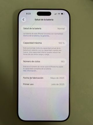 iPhone 16 Pro Max 256GB | Titanio Batería 100%