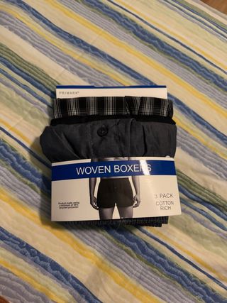 Calzoncillos Woven Boxers Primark 3 Pack