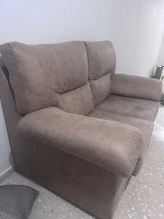Sofá 2 plazas beige
