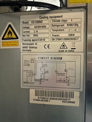 Frigorífico GGM Gastro 2 puertas