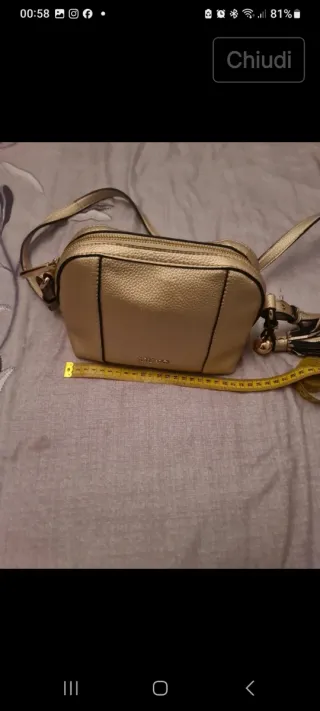 Borsa Liu Jo oro con nappina