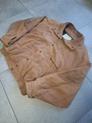 Chaqueta Bomber Piel Vintage XL Años 80