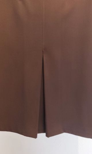 Falda Midi Marrón Talla M