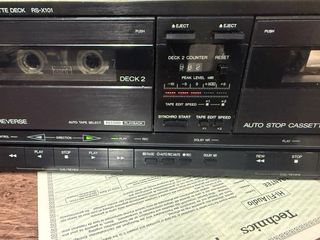 Technics RS-X101 Stereo Cassette Deck Doppio