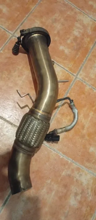 Downpipe Tubo de escape BMW con flexible y sensor