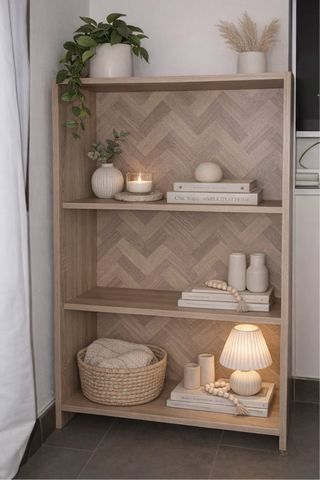 Estantería de madera 3 baldas