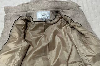 Abrigo Cortefiel Beige Talla S