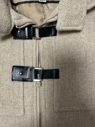 Abrigo Cortefiel Beige Talla S