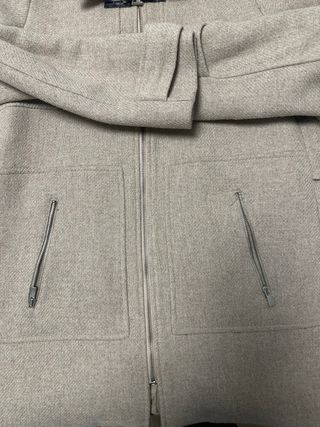 Abrigo Cortefiel Beige Talla S